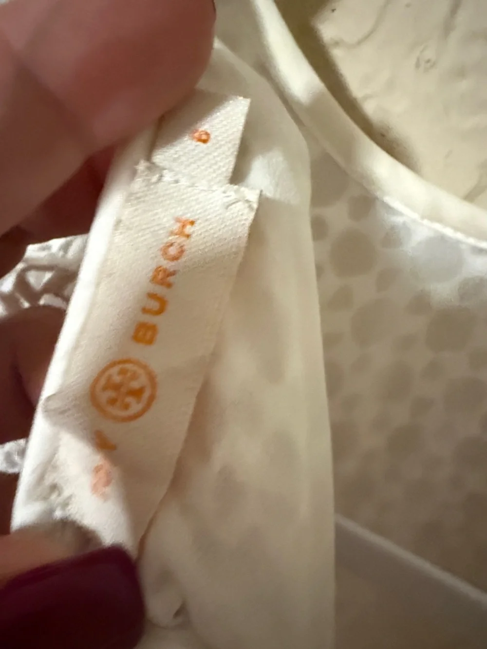 Tory Burch Guipure blouse size 6